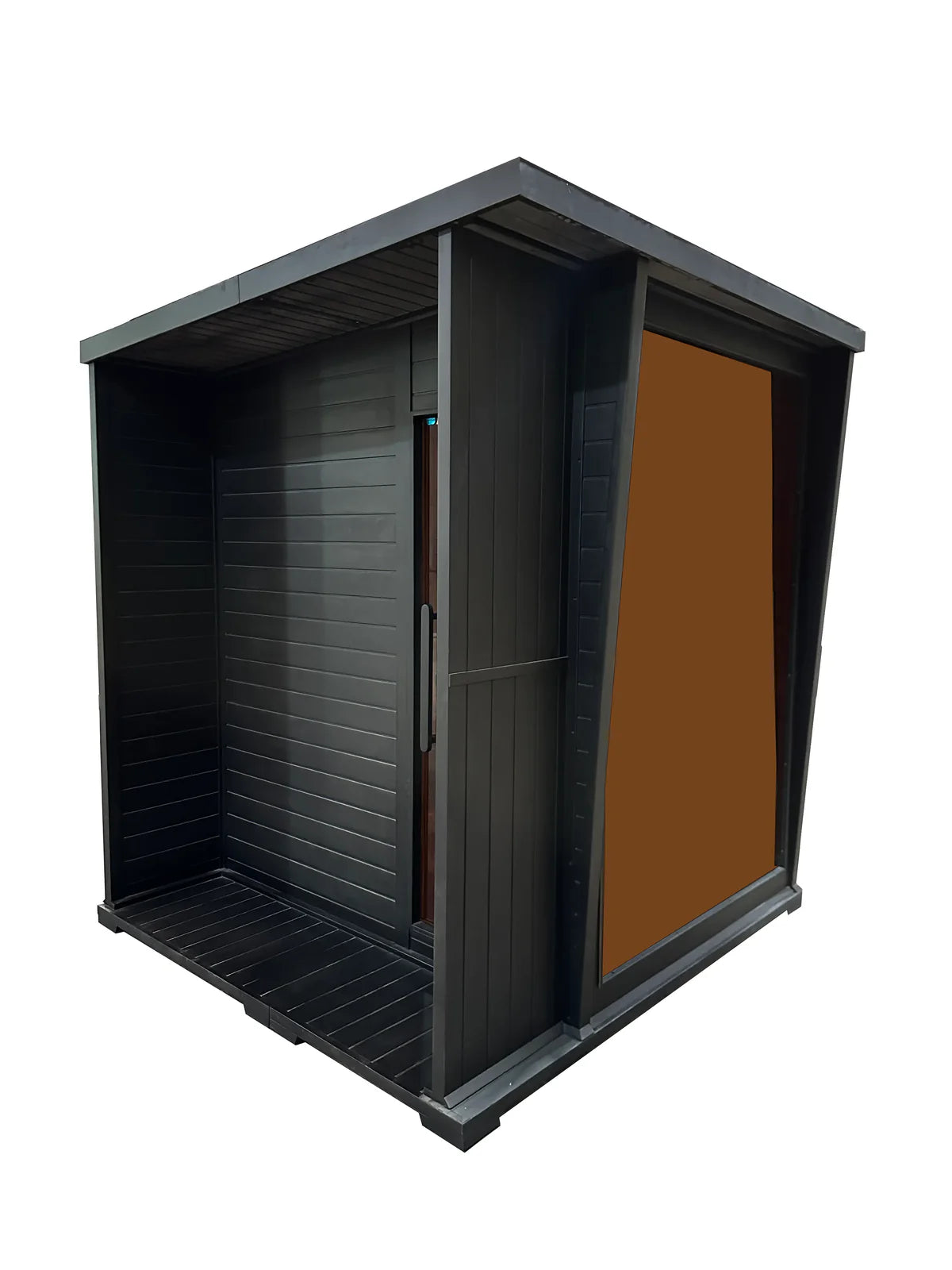 New Luxury High-End Black Square Outdoor Sauna (luxury outdoor sauna)