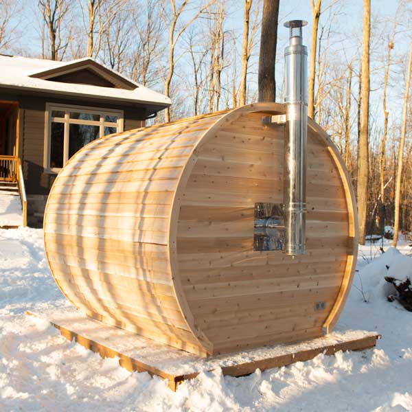 Tranquility MP Wood Burning Barrel Sauna KIt