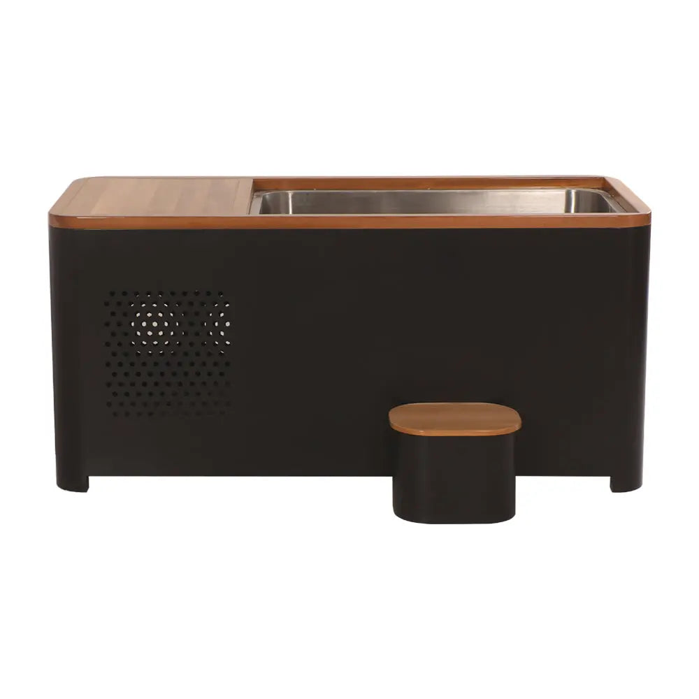 Black Rectangular Ice Tub