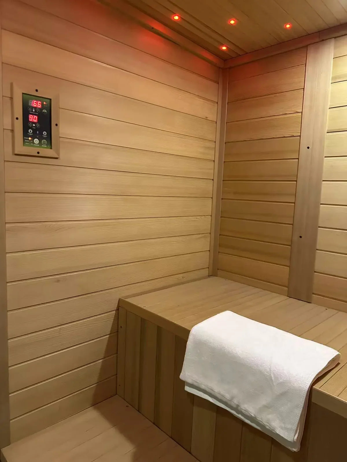 New Luxury High-End Black Square Outdoor Sauna (luxury outdoor sauna)