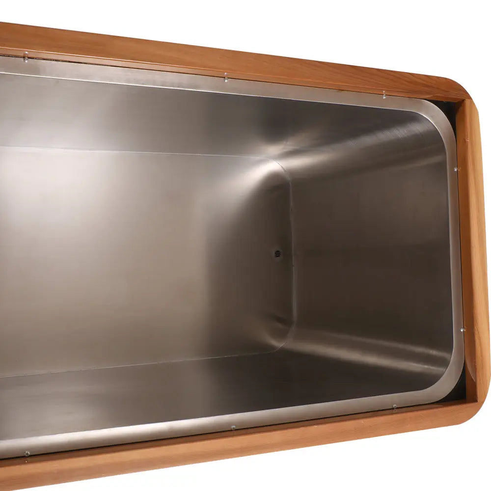 Black Rectangular Ice Tub