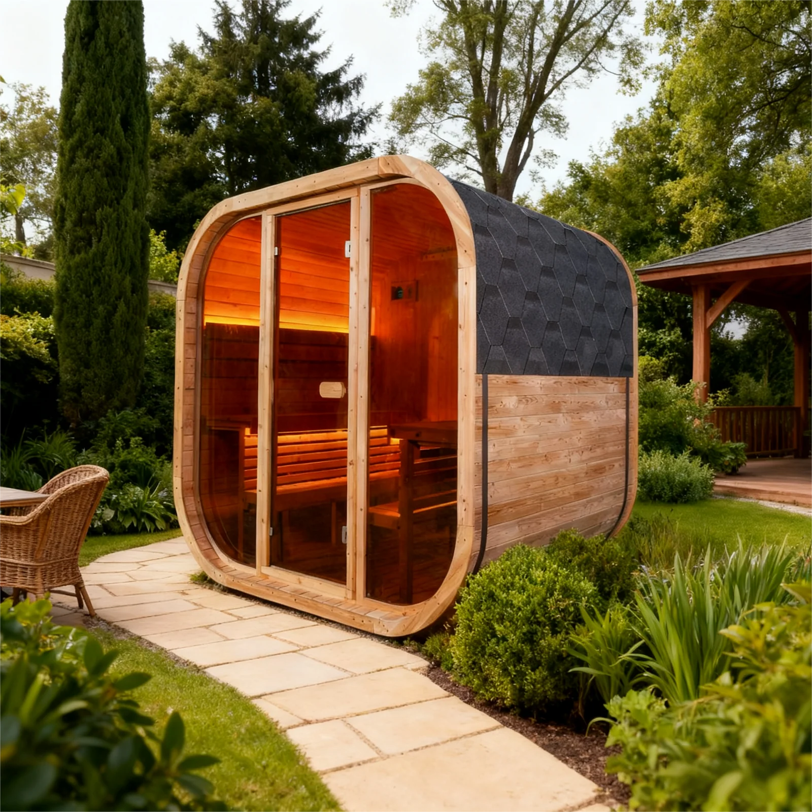 4-Person Traditional Steam Sauna