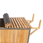 36"x68" Roll Up Cover - Clear (Use with Wood Heater)