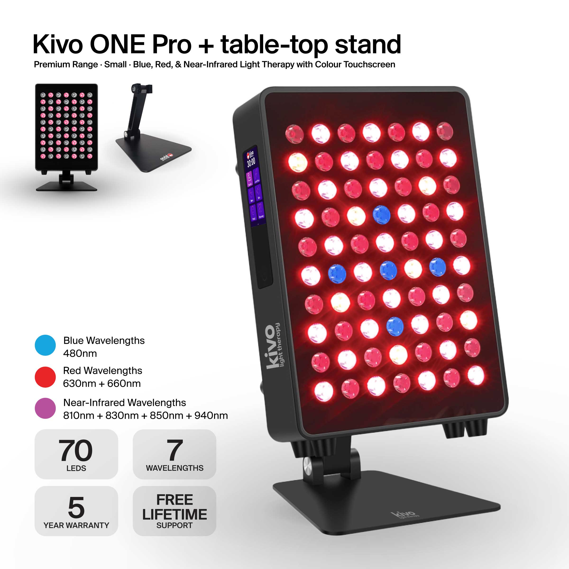 Kivo ONE Series - Small Light Therapy Panel