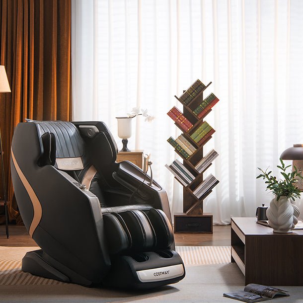 Holiday Sale -Top Seller-Premium Series-COSTWAY JL10013 Fully Loaded- 3D SL-Track Full Body Zero Gravity Massage Chair with Thai Stretch- Top 5 Seller-
