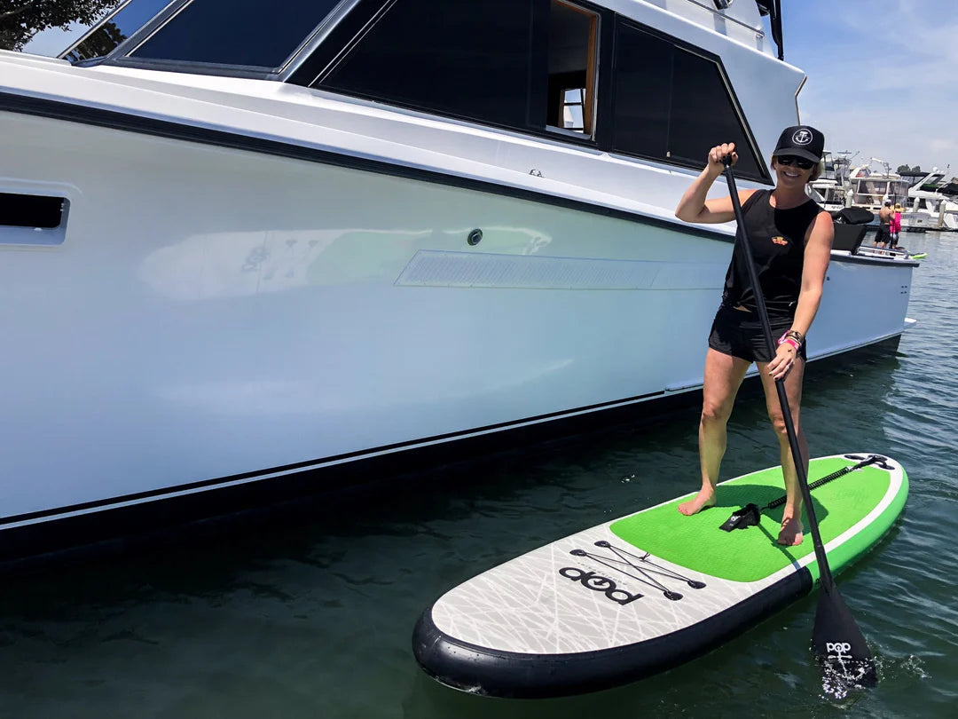 POP 11' INFLATABLE PADDLE BOARD (GREEN/BLACK) 2022