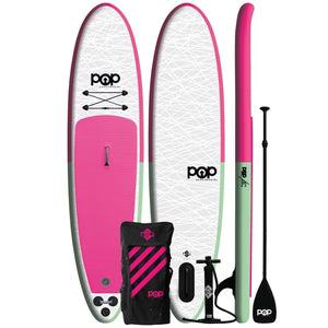 Pop 11' Inflatable Paddle Board (Pink/Mint)
