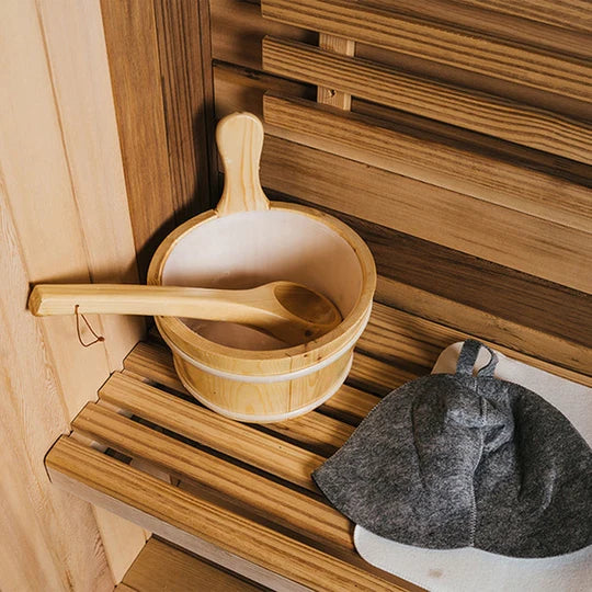 New 4-6person Black Square Premium Patchwork Red Cedar Outdoor Sauna