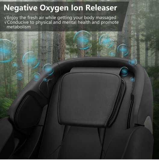 Holiday Sale -COSTWAY - JL10009WL - Electric Zero Gravity Heated Massage Chair with SL Track