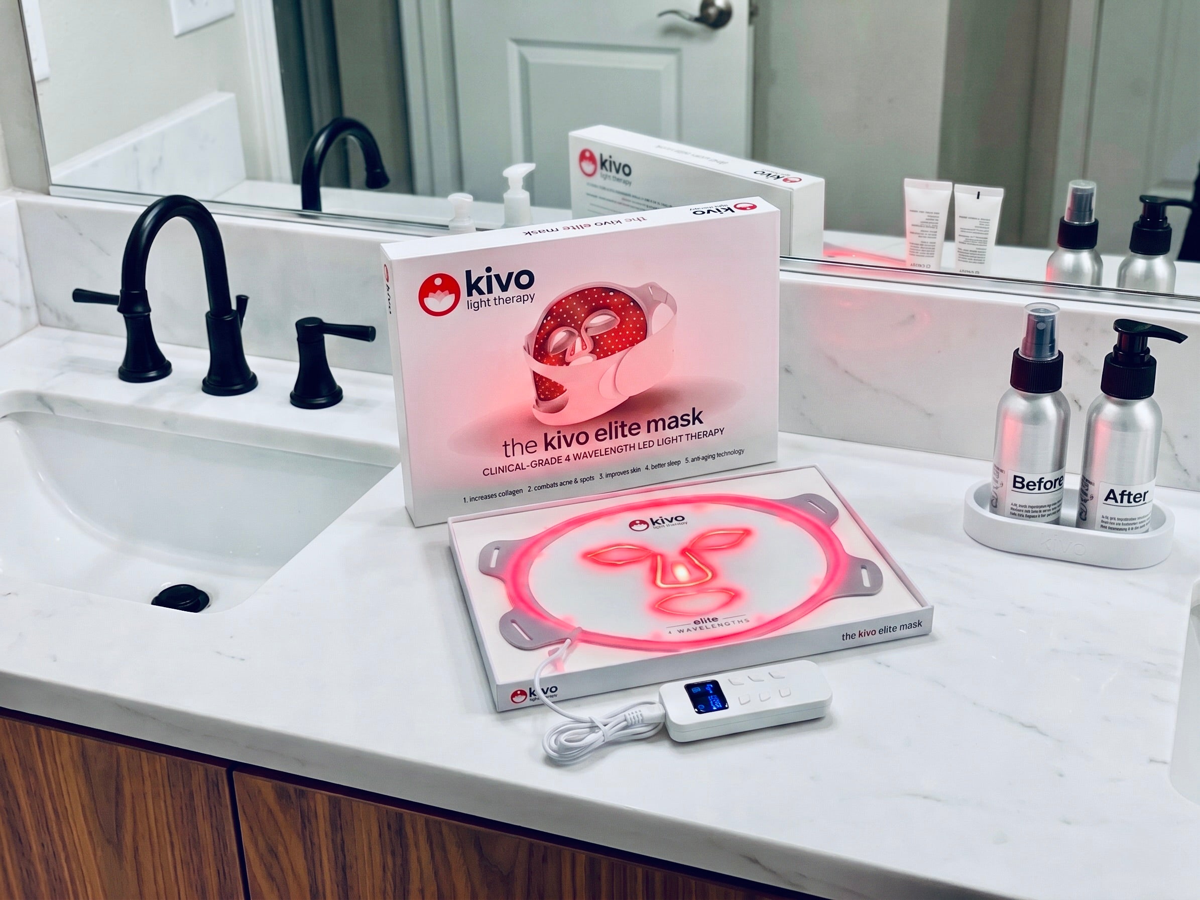 Kivo Elite Face + Neck + Chest Mask System