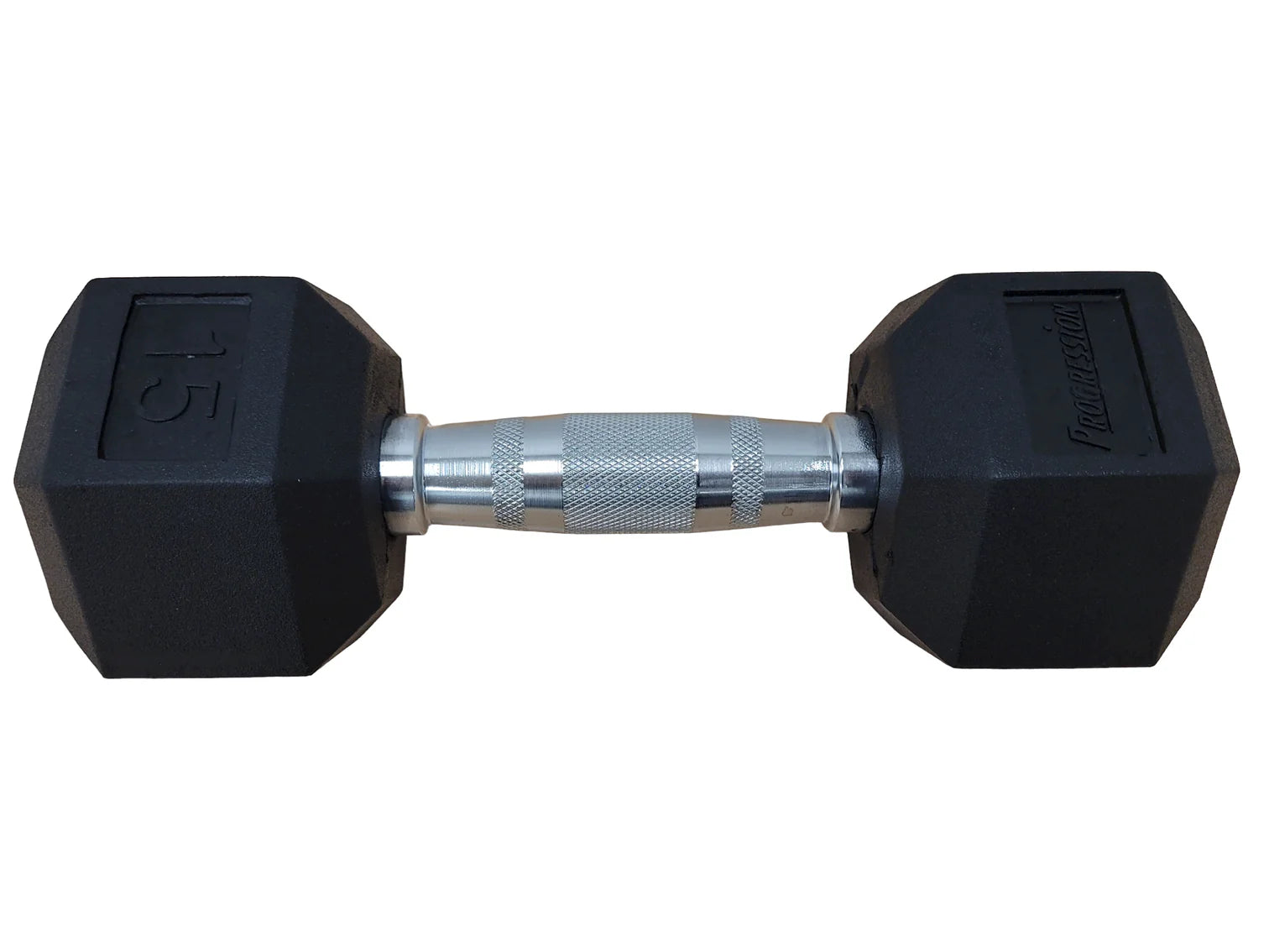 Progression Rubber Hex Dumbbell