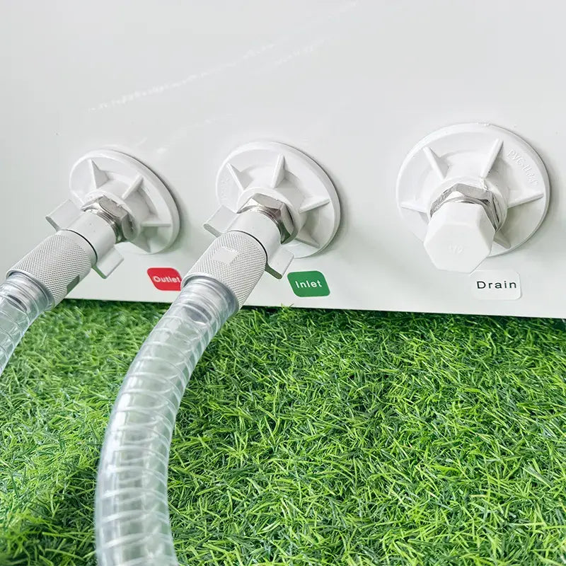 Rectangular Cold Plunge Tub Soaking Bathtub Acrylic Freestanding Ice Bath Tub