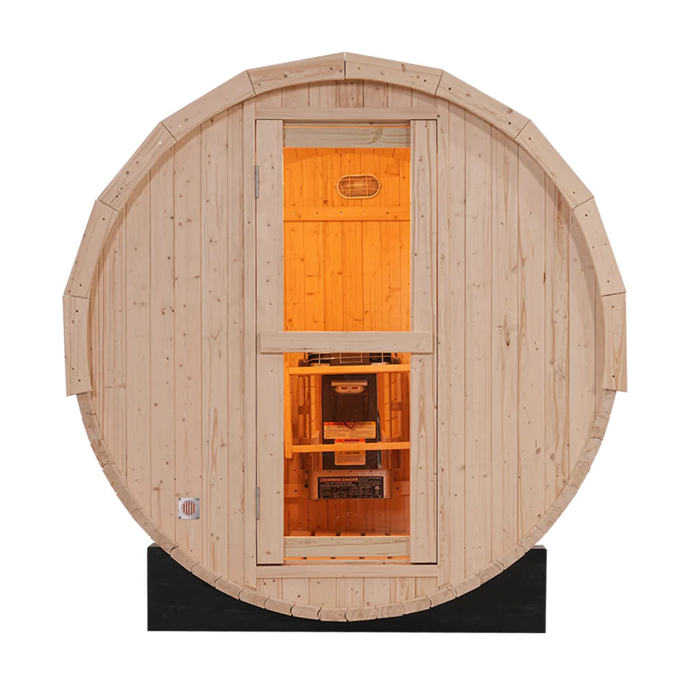 2-4 Person Outdoor Barrel Sauna