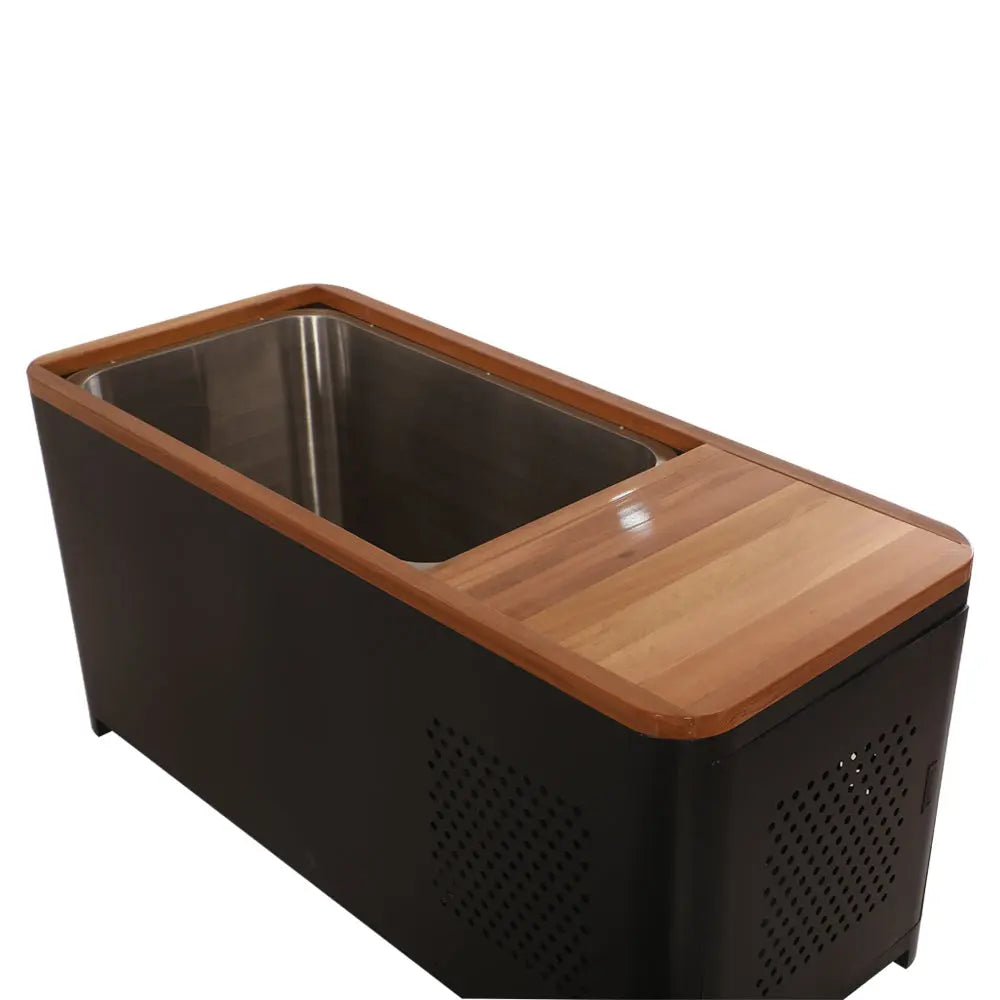 Black   Rectangular   Ice   Tub