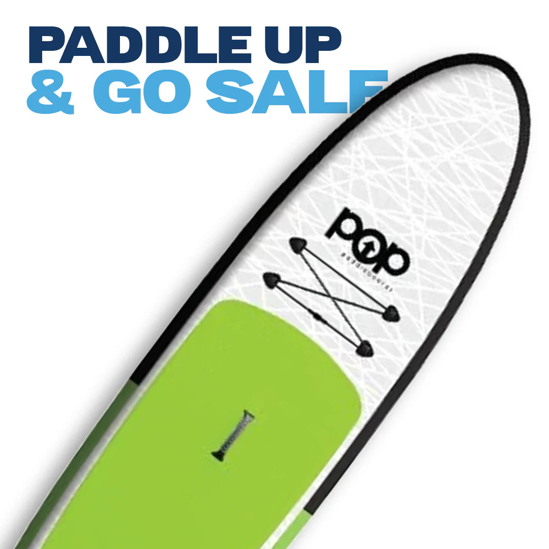 POP 11' INFLATABLE PADDLE BOARD (GREEN/BLACK) 2022