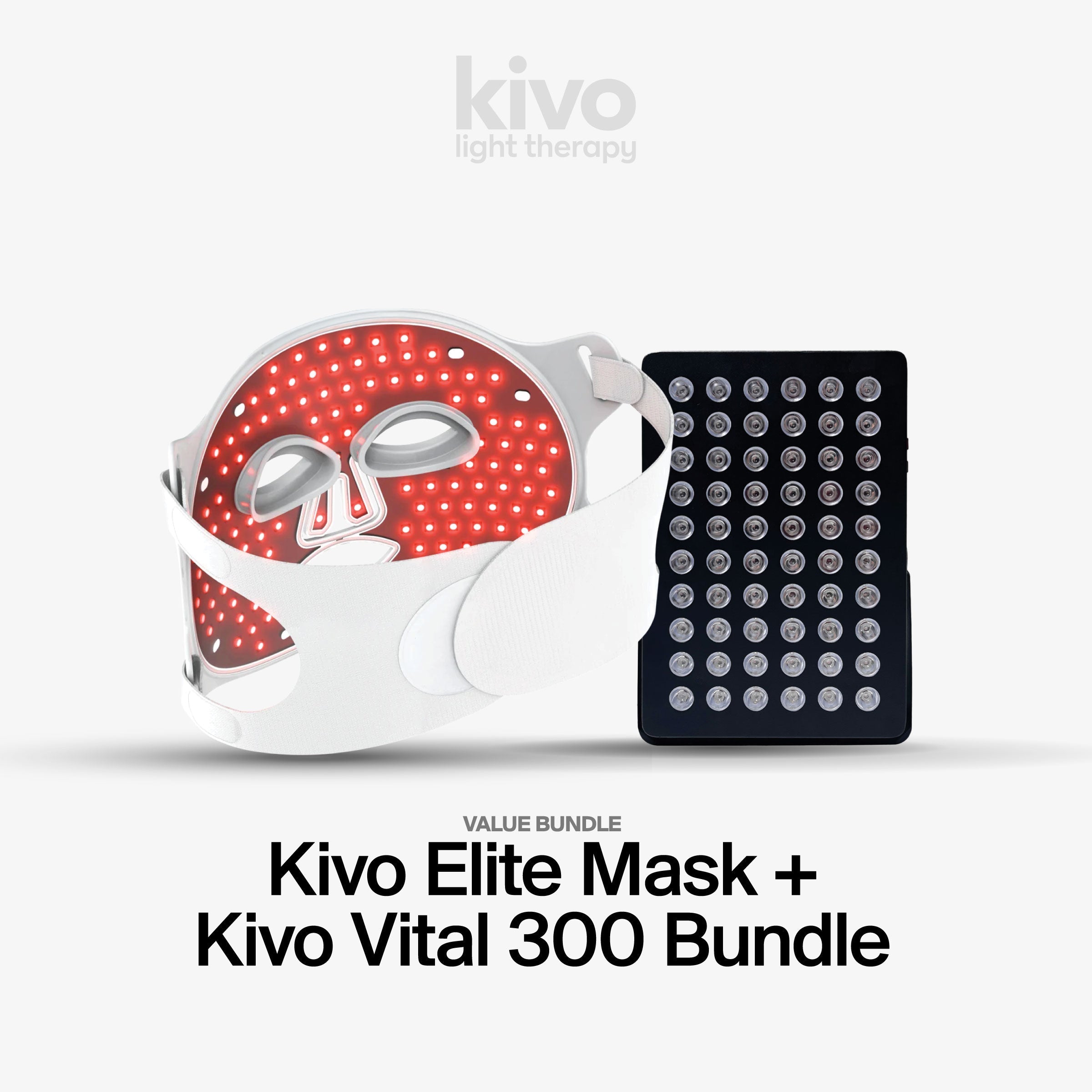 Kivo Elite Mask + Vital 300 Panel Value Bundle