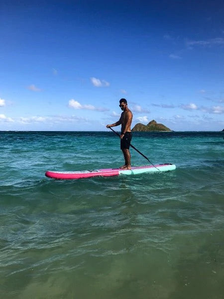 Pop 11' Inflatable Paddle Board (Pink/Mint)